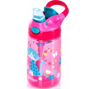 Sticla de apa pentru copii Contigo Gizmo Flip 420ml (Cherry Cat Pink)