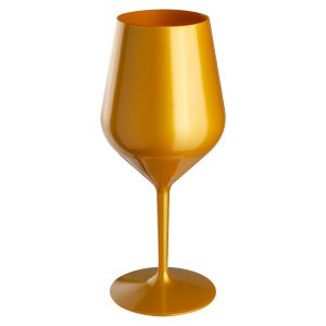 Set 6 Pahare Auriu Wine cocktail ,  policarbonat, 470 cc , tritan