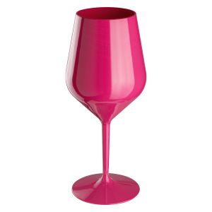 Set 6 Pahare Roz Wine cocktail ,  policarbonat, 470 cc , tritan
